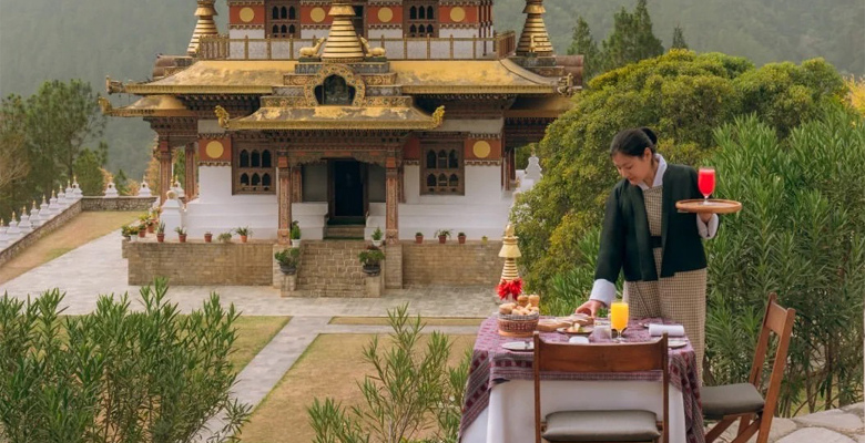 Amankora Bumthang outdoor dining for your private journey