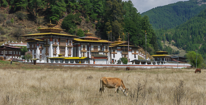 Bumthang Valley in Centural Bhutan