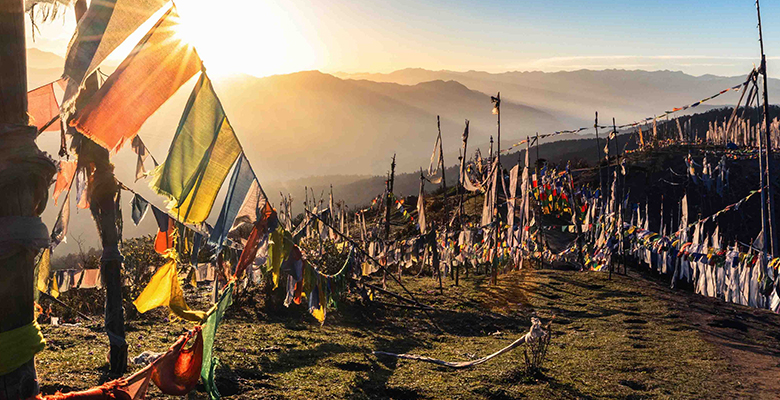 The highest Chele La Pass in Paro