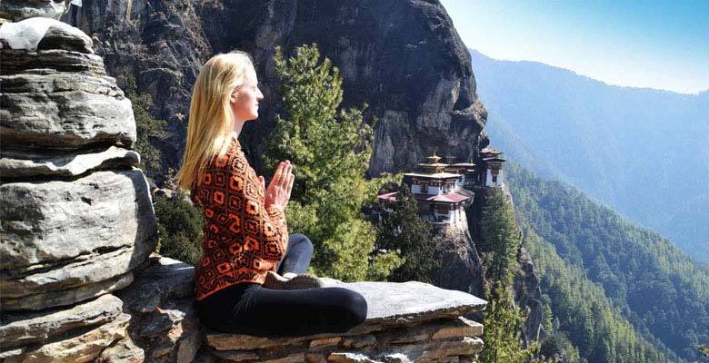 Meditation in Tiger's Nest Monastery