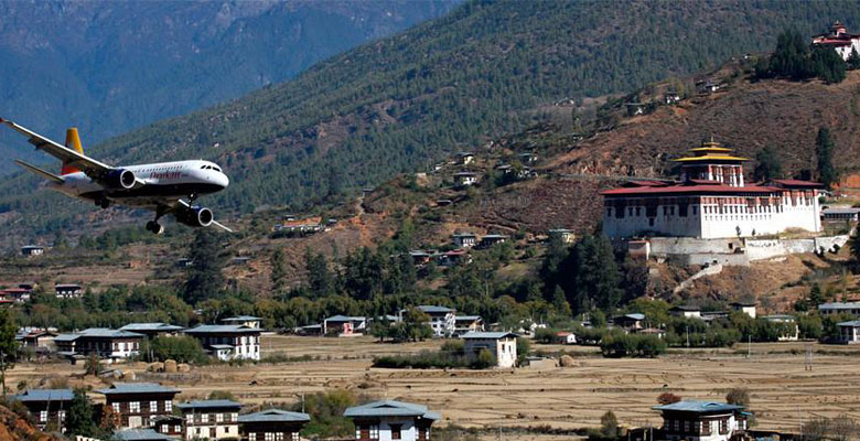 Fly to Paro Bhutan
